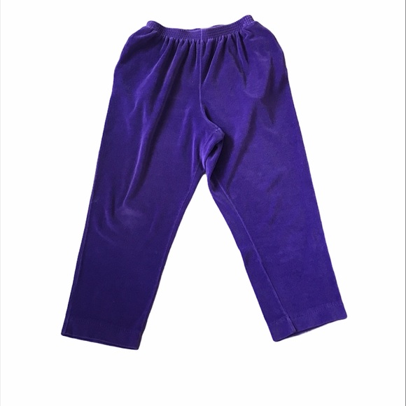 Vintage 80’s 90’s Alfred Dunner Velvet Velour Pant - Picture 1 of 6